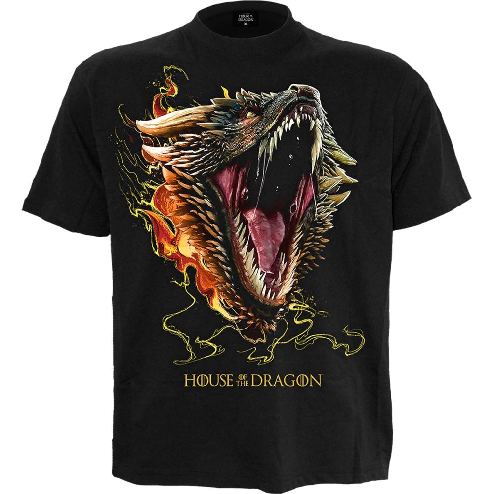 Spiral House Of The Dragon - Hod 2 Drogon Mens Tshirt - Black